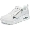 Image de Skechers Baskets UNO Metallic Sliders pour femme, blanc, 37 EU