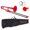 Image de pBone PBONE1-R Trombone en plastique Rouge