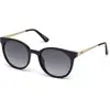 Image de Guess mixte adulte Lunettes de Soleil GU7503, Noir (Nero Lucido/Fumo), 52