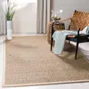 Image de SAFAVIEH Tapis en fibre naturelle pour salon, salle à manger, chambre à coucher   Collection fibre naturelle, poils courts, naturel et beige, 122 x 183 cm