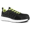 Image de Reebok - Baskets de sécurité basses noire et vert citron en maille nylon embout composite S1P SRC ESD 37 Noir / Vert