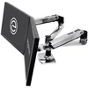 Image de Ergotron LX Dual Side-by-Side Arm - Kit de Montage (Fixation par Pince pour Bureau, Montage par Passe-câble, Poteau, 2 Bras articulés, 2 Supports d'extension, Support t) pour 2 écrans LCD - Aluminium