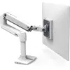 Image de Ergotron LX Desk Monitor Arm - Kit de Montage (Bras articulé, Fixation par Pince pour Bureau, Poteau, Support d'extension) pour Écran LCD - Aluminium, Acier Durable - Blanc