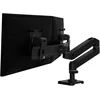 Image de Ergotron   LX Pro Premium Dual Direct Monitor Arm, VESA Desk Mount   pour 2 moniteurs jusqu'à 27 pouces, 4,1 kg chacun   Noir mat