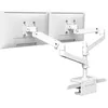 Image de Ergotron LX Pro Bras vertical empilable double écran, support de bureau VESA   pour 2 écrans jusqu'à 27 pouces, de 4 à 10 kg chacun   Blanc