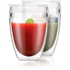 Image de Bodum Pavina To Go Double Mur Verre avec Couvercle 2-Pièce Set, 0.3 Litre Capacité, Transparente