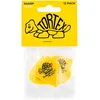Image de Dunlop médiators Tortex Sharp 073 jaune (12 pièces)