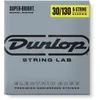 Image de Jim Dunlop DBSBN30130 Cordes basses très brillantes, Nickel Wound, Medium.030-.130, 6 Cordes/Ensemble
