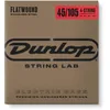 Image de Dunlop DBFS45105 Jeu de cordes pour basse à enroulement plat Taille M