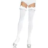 Image de Leg Avenue Cuissardes opaques blanches Taille unique