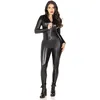 Image de Leg Avenue Kostuum -S- Wetlook Catsuit Zwart