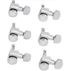 Image de Fender 990818100 Ensemble de machines d'accordage Stratocaster/Telecaster verrouillables, chromées, 11,4 x 4,3 x 25,4 cm