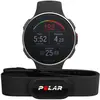 Image de Polar Vantage V Titan, Montre multisport gps premium pour le triathlon, Avec suivi de la fréquence cardiaque, étanche, Noir Rouge, Taille unique
