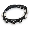 Image de LP Latin Percussion Cyclops Tambourine en steel Jingles Noir
