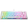 Image de Roccat Vulcan II Mini Air - 65% sans fil optique mécanique Gaming Clavier de jeu, éclairage RVB personnalisable, câble amovible, interrupteur linéaire Titan II, plaque en aluminium, blanc