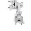 Image de Gibraltar Accessories Rack clip de fixation clamp d'angle (1 pièce), réglable, support rotatif des deux côtés, 1/2-1 1/4" diamètre, SC-PUGC
