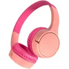 Image de Belkin SoundForm Mini Casque audio sans fil pour enfants avec micro intégré (circum-aural, autonomie de 30 h, pour apprentissage, voyages, autocollants amusants, pour iPhone, iPad, Galaxy) - rose