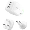 Image de Belkin Chargeur USB C GaN 70W avec 2 Ports USB-C et 1 Port USB-A, Fiches Électriques pour UE/R.-U. / É.-U., Recharge Rapide pour MacBook, iPhone, iPad Pro, Samsung Galaxy, Google Pixel, etc - Blanc
