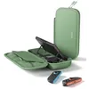 Image de Belkin Gaming Pochette de rangement avec batterie externe 10 000 mAh pour Nintendo Switch 2 écran LCD, recharge rapide de 30W, compartiments pour AirTag et cartes de jeux, Vert