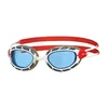 Image de Zoggs Predator Lunettes de natation pour adulte, protection UV, sangles de lunettes de natation confortables à poulie, verres anti-buée, lunettes de natation Zoggs ultra ajustées, teintées,