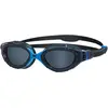 Image de Zoggs Predator Flex Lunettes de natation Unisexe Adulte Gris/Bleu/Teinture Fumée Petite Taille