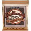 Image de Ernie Ball Earthwood Cordes extra légères Phosphore Bronze pour guitare acoustique, calibre 10-50