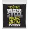 Image de Ernie Ball Regular Slinky Stainless Steel Wound Electric Guitar Strings - 10-46 Gauge