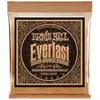 Image de Ernie Ball Everlast Cordes extra légères Phosphore Bronze avec revêtement pour guitare acoustique, calibre 10-50