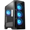 Image de Chieftec GA-01B-TG-OP Midi-tower PC-behuizing Zwart Ventilatiebesturing, LCS-compatibel, 4 voorgeïnstalleerde ventilators, Geïntegreerde verlichting,
