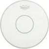 Image de Remo peau de batterie Powerstroke 77   Blanc sablé avec anneau d’amortissement de 7 mil et pastille transparente de 5 mil   12"   P7-0112-C2