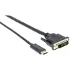 Image de Manhattan 152471 USB-C-displaykabel USB-C / DisplayPort Adapterkabel USB-C stekker, DisplayPort-stekker 1.00 m Zwart