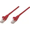 Image de Intellinet 318198 RJ45 Netwerkkabel, patchkabel CAT 5e U/UTP 0.50 m Rood 1 stuk(s)