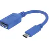 Image de Manhattan USB Adapter [1x USB 3.2 Gen 1 bus A (USB 3.0) - 1x USB-C stekker] 353540 Afgeschermd (enkel), Folie afscherming