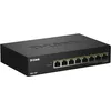 Image de D-Link DMS-108P Commutateur PoE Non Géré 8 Ports Multi-Gigabit - 2,5GbE, 230W, 802.3af/at/bt, Fanless, Plug & Play, Structure en métal, IGMP Snooping, QoS, Ethernet Efficace
