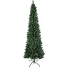 Image de Megashopitalia Arbre de Noël Slim pin vert 210 cm super épais réaliste ouverture parapluie 58 cm diamètre (vert)