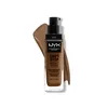 Image de NYX Professional Makeup Fond de Teint Liquide Couvrant Tenue 24h Can't Stop Won't Stop Liquid Foundation, Waterproof, Fini Mat, Formule Vegan, Teinte : Deep Sable (18)