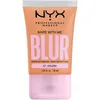 Image de NYX Professional Makeup Fond de Teint Effet Flouté Bare With Me Blur, Couvrance Moyenne, Fini Mat Naturel, Niacinamide, Matcha & Glycérine, Hydratation Jusqu'A 12H, Teinte : Golden (07)