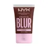 Image de NYX Professional Makeup Fond de Teint Effet Flouté Bare With Me Blur, Couvrance Moyenne, Fini Mat Naturel, Niacinamide, Matcha & Glycérine, Hydratation Jusqu'A 12H, Teinte : Mocha (22)