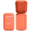 Image de NYX Professional Makeup Blush en poudre, pour un look frais et coloré, enrichi en beurre de mangue, beurre d'amandes et beurre de karité, dégradé, Buttermelt, Teinte : Sooner The Butta, 5 g
