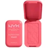 Image de NYX Professional Makeup Blush en poudre, pour un look frais et coloré, enrichi en beurre de mangue, beurre d'amande et beurre de karité, dégradé, papillon, teinte : U Know Butta, 5 g