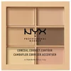 Image de NYX Professional Makeup Palette 3C Correctrice, Anti-cernes et Contour, Texture Crémeuse, Teinte : Light (01)
