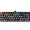 Image de Glorious Gaming GMMK 2 Compact (65%) - Clavier de jeu mécanique, TKL compact (65%), cadre aluminium, capuchons de touches doubleshot, switches Glorious Fox, RGB, Disposition AZERTY française - Noir
