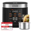 Image de COSORI Cuiseur à riz, multicuiseur avec 17 programmes, 1,8 l pour 1 à 10 personnes, Logique floue, cuiseur vapeur avec insert en acier inoxydable, livre de recettes, Slow Cooker, pot intérieur de