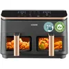 Image de COSORI Friteuse à air double panier numérique, 8,5 L, grande capacité, fonction 8 en 1, 35-230 °C, fenêtre, avec recettes en ligne, CAF-R903