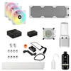 Image de Corsair Hydro X Series iCUE LINK XH405i Kit de refroidissement personnalisé   Boucle de refroidissement à eau Hardline   Bloc d'eau pour processeur XC7 ELITE   Pompe Res XD5 ELITE D5   Radiateur XR5