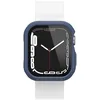 Image de Bumper OtterBox Eclipse avec protecteur d'écran intégré pour Apple Watch Series 9/8/7-41mm, Verre trempé, antichoc, anti-chute, coque de protection, élégant pour Apple Watch, Bleu Foncé