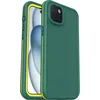 Image de OtterBox Fre Coque pour iPhone 15 Plus pour MagSafe, étanche (IP68), protection fine avec protecteur d'écran intégré,fabriqué de manière durable, supporte 5x plus de chutes que la norme militaire,Vert