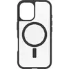 Image de Otterbox React Backcover Apple iPhone 16 Zwart, Transparant Inductieve lading, MagSafe compatible