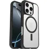 Image de Coque OtterBox React Series MagSafe pour iPhone 16 Pro, Antichoc, anti-chute, ultra-mince, protection fine, testé selon les normes militaires, Transparent/Noir