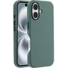 Image de Coque OtterBox Symmetry Series Cactus Leather MagSafe pour iPhone 16, antichoc, résistante aux chutes, coque de protection fine, supporte 3x plus de chutes que la norme militaire, Vert